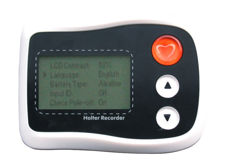 3 / 12 channel Holter Portable ECG Recorder For Heart ECG Test