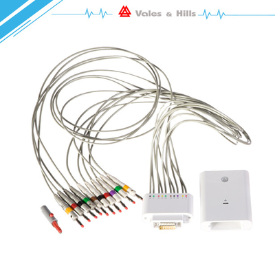 Multichannel Wireless ECG Machine Portable Ecg Monitor , White