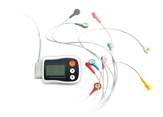 8 - 16 Bits Resolution ECG Analysis Equipment Type With Holter Recorder