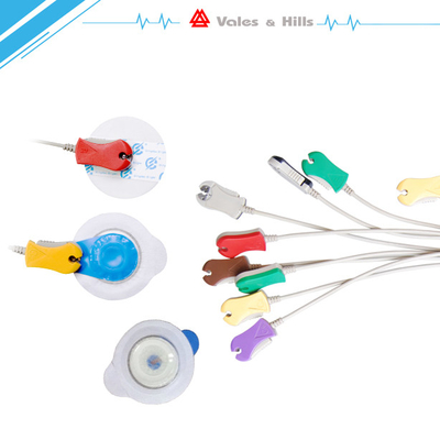 Icv1200 Wireless Ecg Machine Bluetooth Module Conenction With 12 Leads