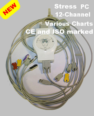 Patient Hand Held PC Based ECG System , Electrocardiograph For Vector ECG
