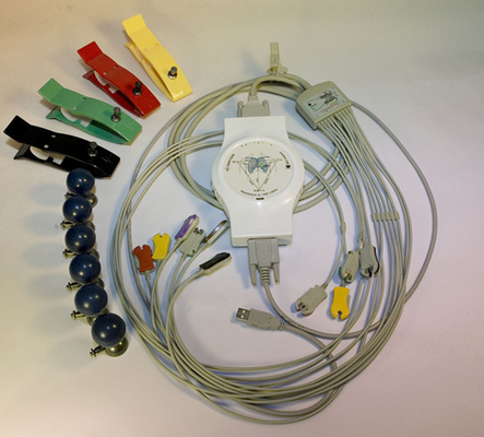 Patient Hand Held PC Based ECG System , Electrocardiograph For Vector ECG