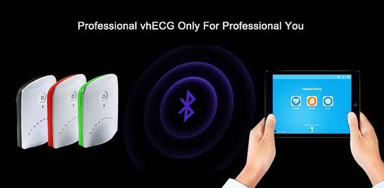 เครื่องบันทึกคลื่นไฟฟ้าหัวใจไร้สาย Bluetooth เครื่องบันทึกพลาสติกสีสันสดใสสำหรับ IOS