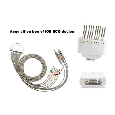 Smart Simultenaous 12-lead Resting Amplifier เครื่อง iOS Bluetooth ECG