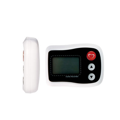 Mini White Ambulatory LCD Recorder พร้อมอุปกรณ์ ECG 12 ช่องและ 3 ช่อง Holter